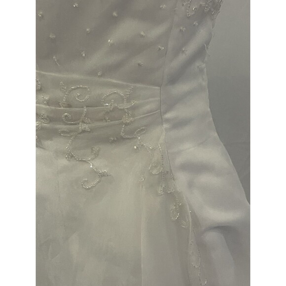 Memories By Maggie Sottero Wedding Gown Strapless with Modesty jacket 14 sequins - Picture 16 of 16